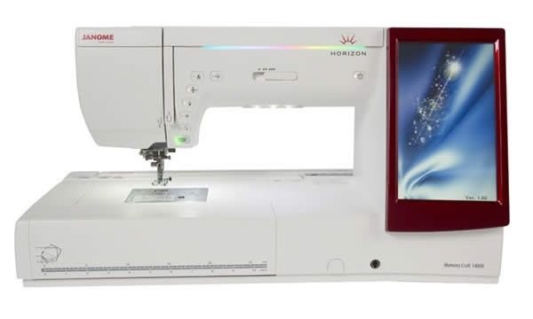 Janome Horizon MC14000 Embroidery Sewing Machine Ex Demonstration