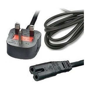 Netzkabel 2m IEC320 C7 Netzkabel 2-polig | C7 Stecker 2-polig