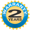 2 Years Manufacturers Warranty.