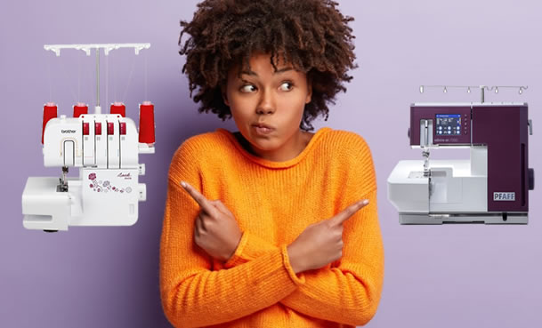 Lady considering options before buying an overlocker