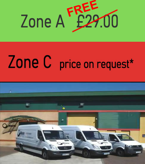 Horn personilsed delivery prices